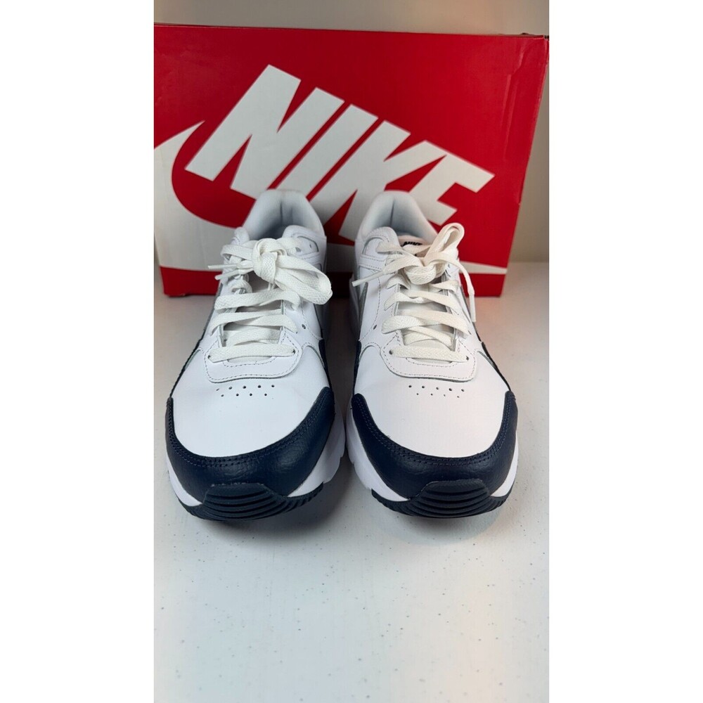 Nike Air Max SC Leather Shoes Sneakers White  Smoke Grey Men's HM6135-100 -Sz 10